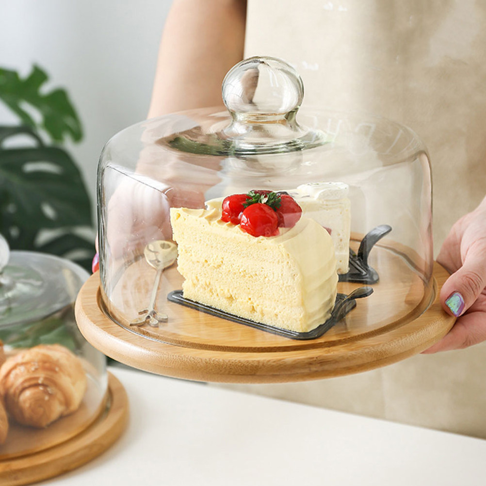 Plastic Dome Clear - Стеклянная крышка-колпак для торта 18 см,