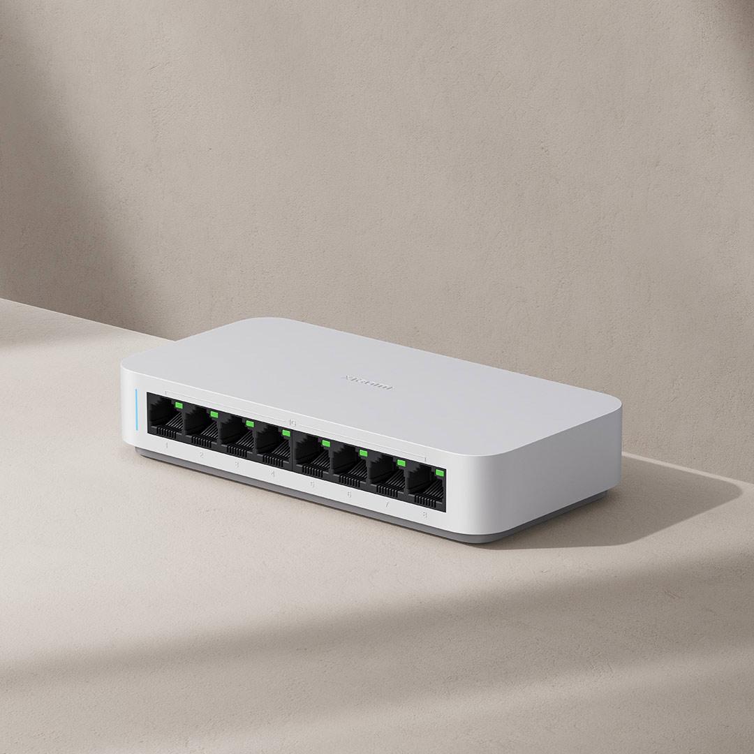 Коммутатор Xiaomi Mi 8 портов  – обзор и цена Xiaomi Hub Mijia Hub