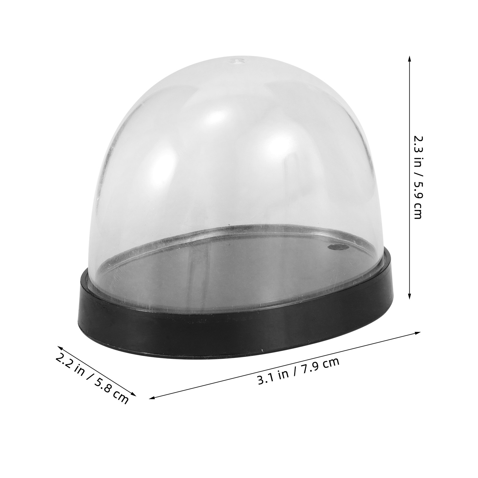 5 комплектов стеклянных куполо – обзор и цена Plastic Dome Clear