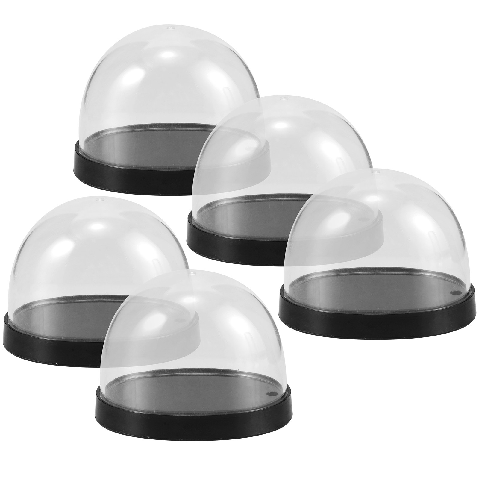 5 комплектов стеклянных куполо – обзор и цена Plastic Dome Clear